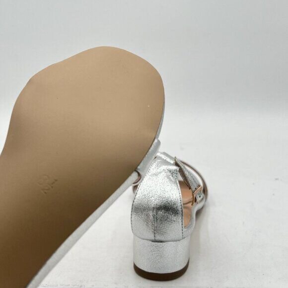 XYD Women's Open Toe Strappy Low Block Heel Sandal Flats Ankle Strap with Buckle - Picture 5 of 8